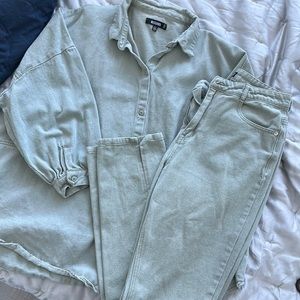 Denim Co ord set